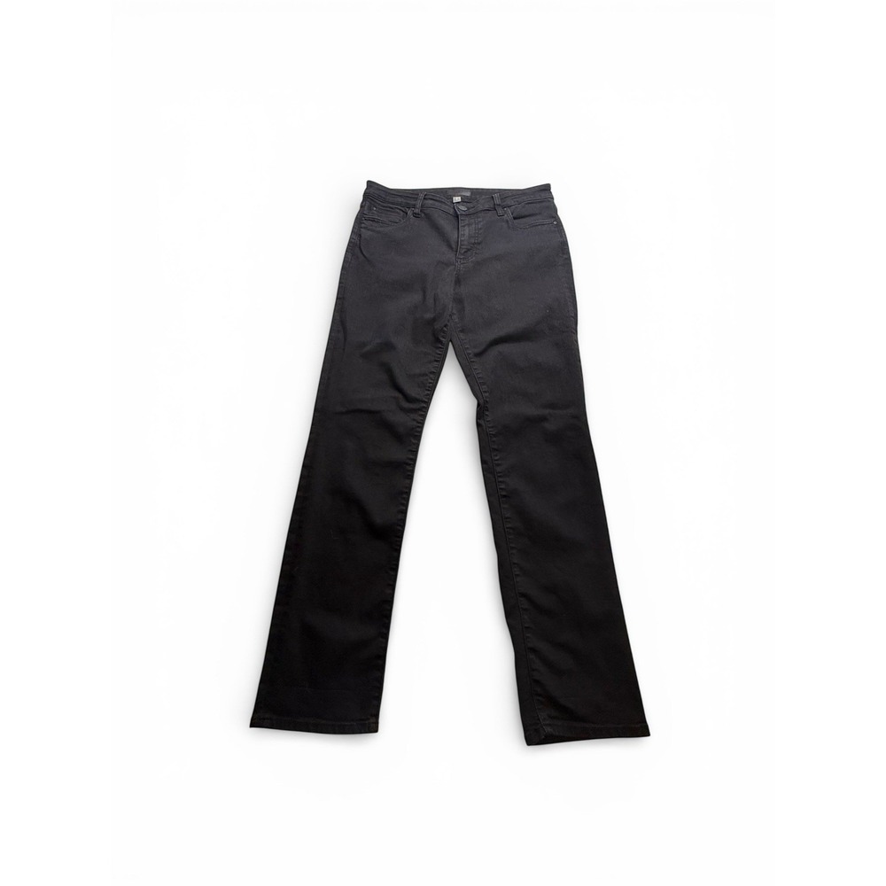 Kut From The Kloth Straight Jeans Womens Size 8 Black Denim Mid-Rise Casual